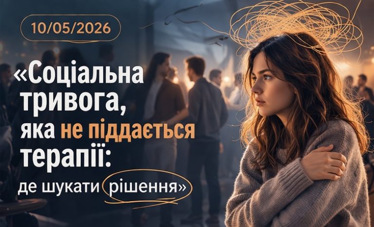 Соціальна тривога, яка не піддається терапії: де шукати рішення